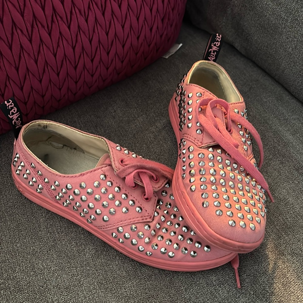 Pink Studded Dr. Martens